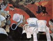 Paul Gauguin Vision after the Sermon  Jacob Wrestling with the Angel Sweden oil painting artist